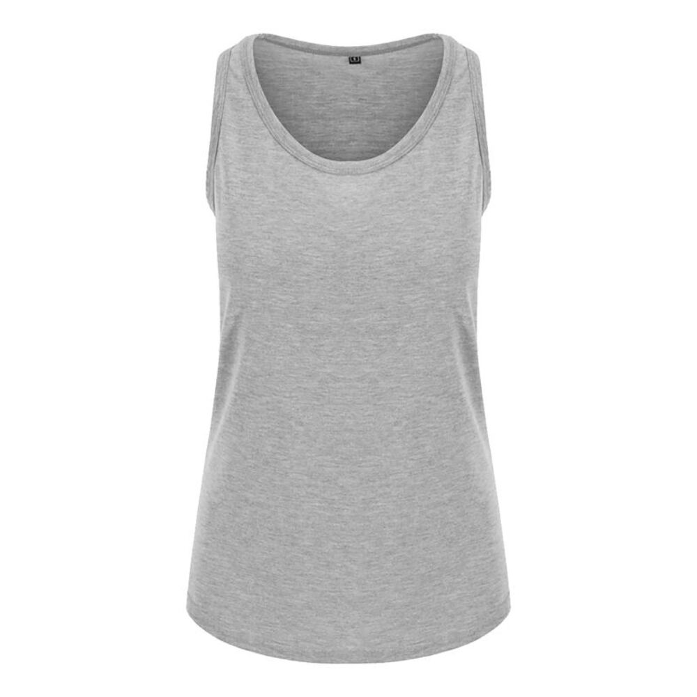 AWDis Just Ts Womens Girlie Tri-Blend Tank Top / Heather Gray